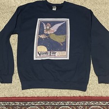 Vintage Vanity Fair Magazine Cover Navy Blue Sweatshirt Size Medium
