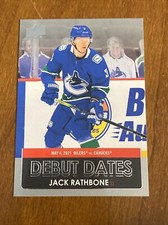 2021-22 UD - Series 1 - Debut Dates Jack Rathbone DD-9