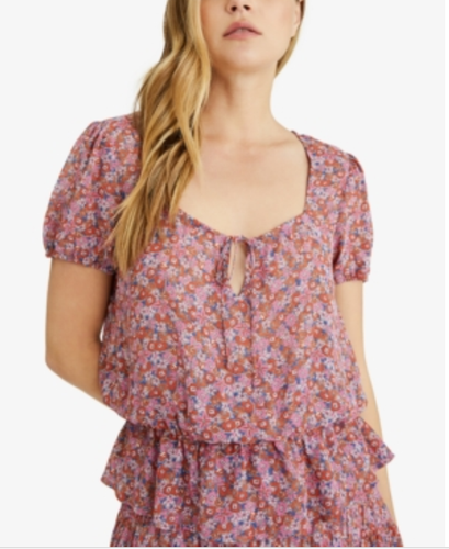 Sanctuary Women Meet You There Top Meadow Ditsy Size S - Picture 3 of 5