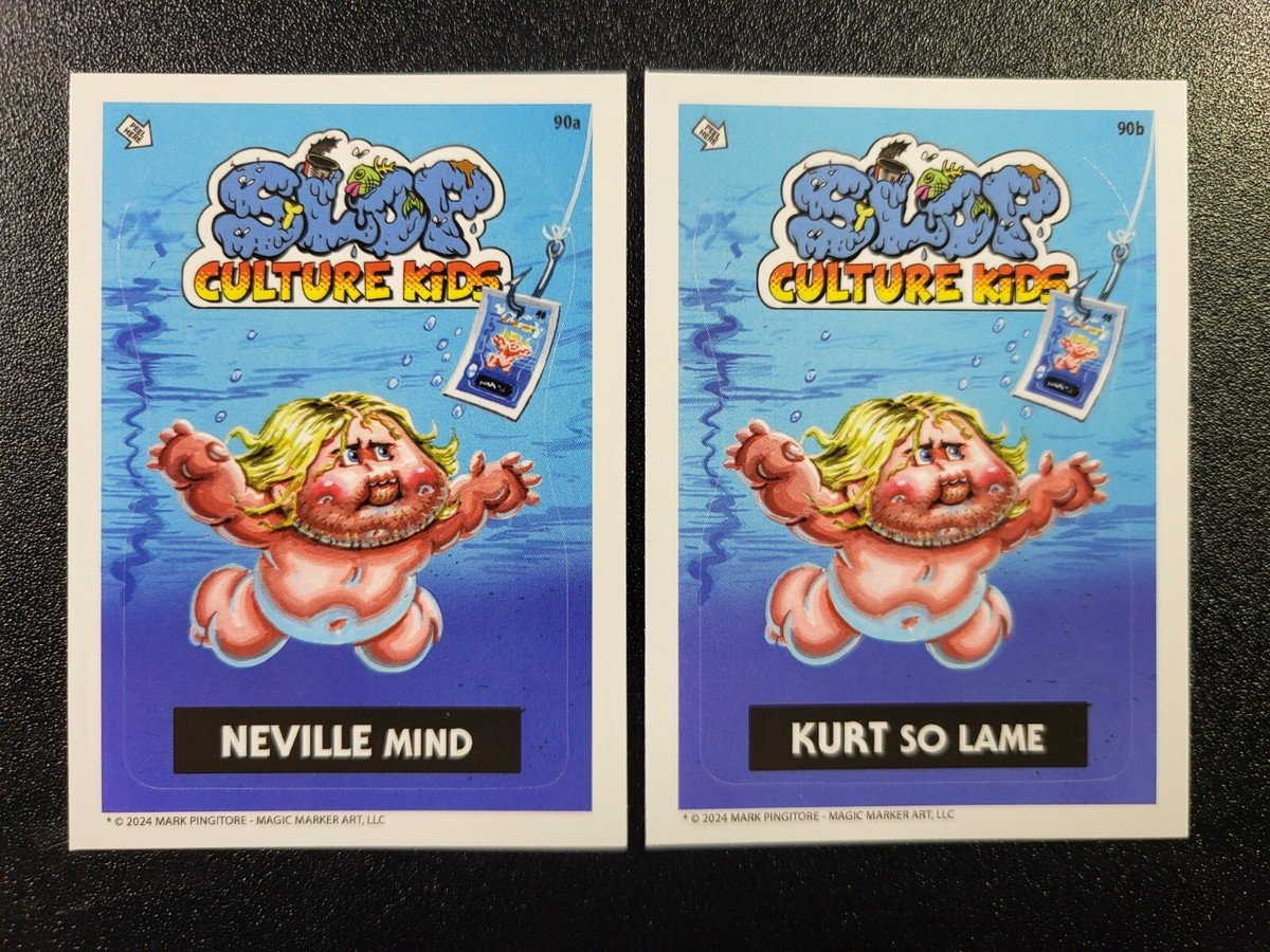 Nirvana Nevermind Album Cover Kurt Cobain SCK Garbage Pail Kids