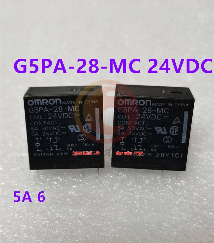 ONE G5PA-28-MC-24VDC 6PIN OMRON RELAY G5PA-28-MC 24VDC 6Pins New | eBay