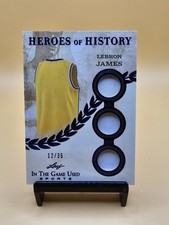 2025 Leaf in the Game Used Sports - Heroes of History LeBron James #HH-51 /35