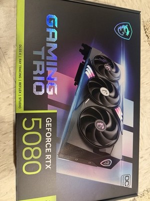 MSI GeForce RTX 5080 Gaming Trio OC 16GB GDDR7 Ray Tracing DLSS 4