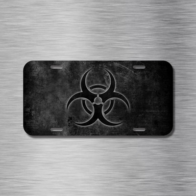 NEW BioHazard Bio Hazard Resident Evil Fear Aluminum License Plate CAR SUV Truck