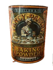 Bicarbonato de sodio de pastelería de lujo de 1900 10 libras Chef Baking-Great Graphics-Chicago RARO