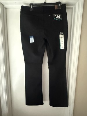 LEE Jeans Womens Size 14 Long Reg. Fit Boot Cut Mid Rise