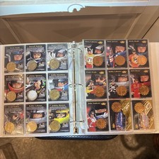 235+ Vintage 1995-98 NASCAR Cards Lot Jeff Gordon + Pinnacle Mint Coins