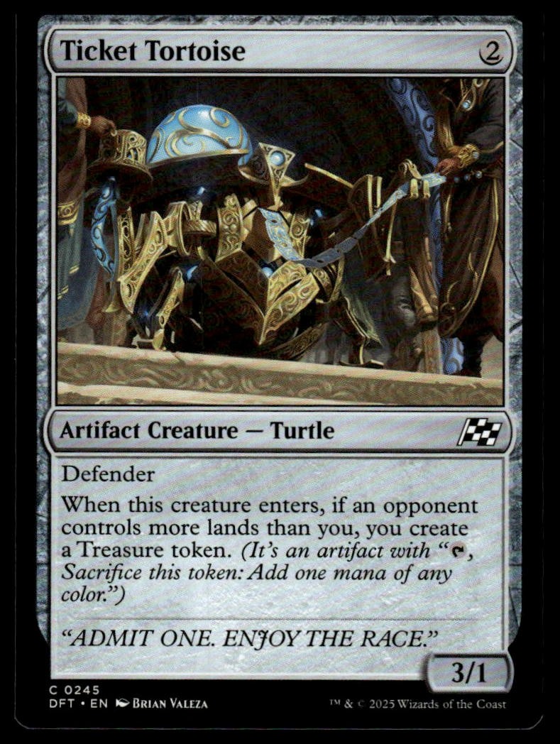Aetherdrift #245 Ticket Tortoise
