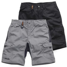 Mens Scruffs Trade Flex Pockets Cargo Shorts Waists 28 to 40