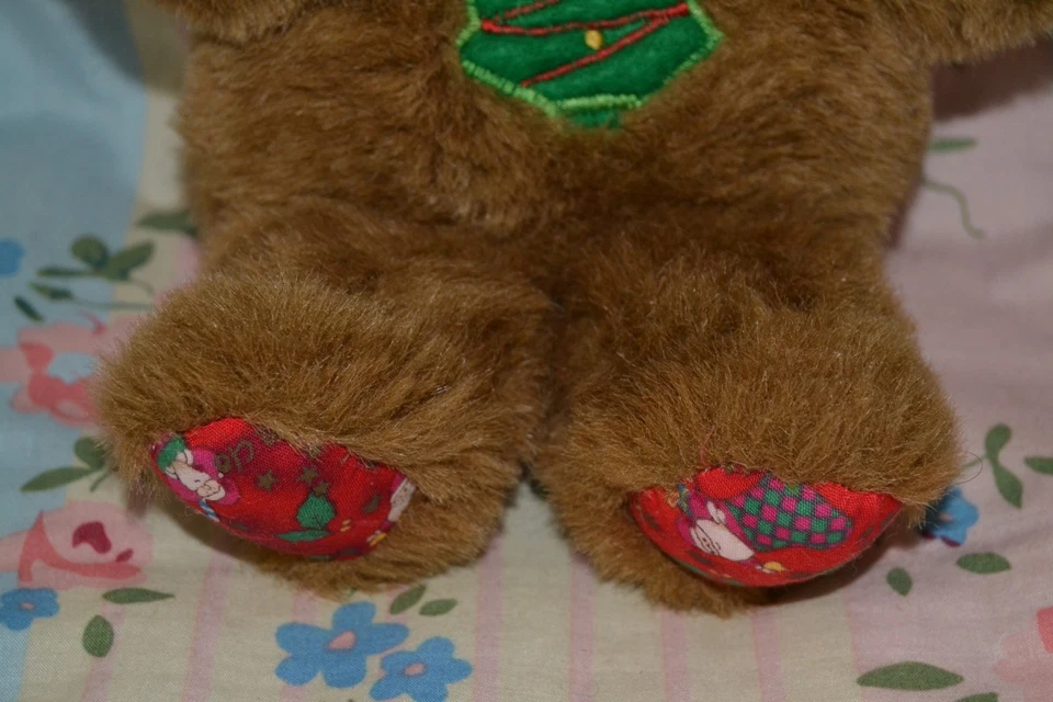 Vintage BHS Christmas Teddy Bear Soft Plush Toy 9" - Image 4 of 4