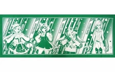 Uma Musume Pretty Derby S2 Team Canopus Green Tenugui Cotton Scarf 34x90cm
