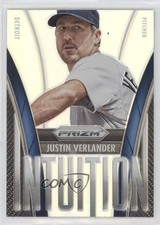 2014 Panini Prizm Intuition Silver Prizm Justin Verlander #8 0b3