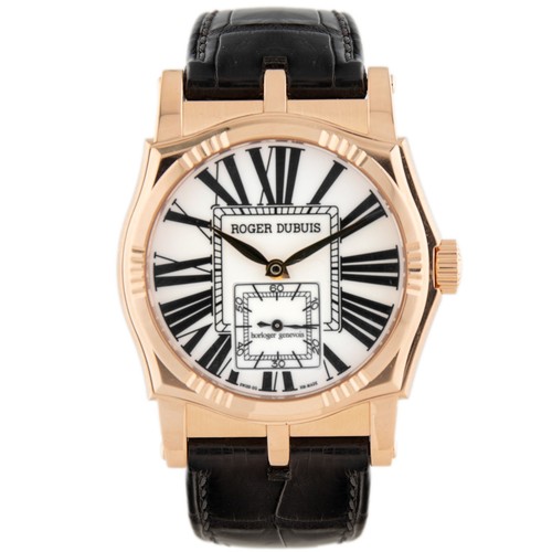 Roger Dubuis Sympathie Rose Gold White Dial 41mm SY40 14 5