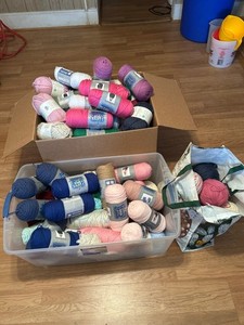 NO SHIPPING/ PICK UP ONLY,   Massive Very Large Yarn Lot Collection