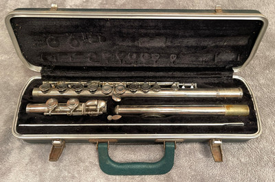 Bundy Selmer USA Flute | Vintage Student/Beginner Instrument w/ Case & Rod