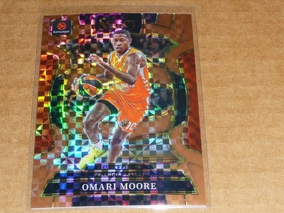 2025/26 Panini Select EUROLEAGUE OMARI MOORE BRONZE CHECKER PRIZM 14/49 #96