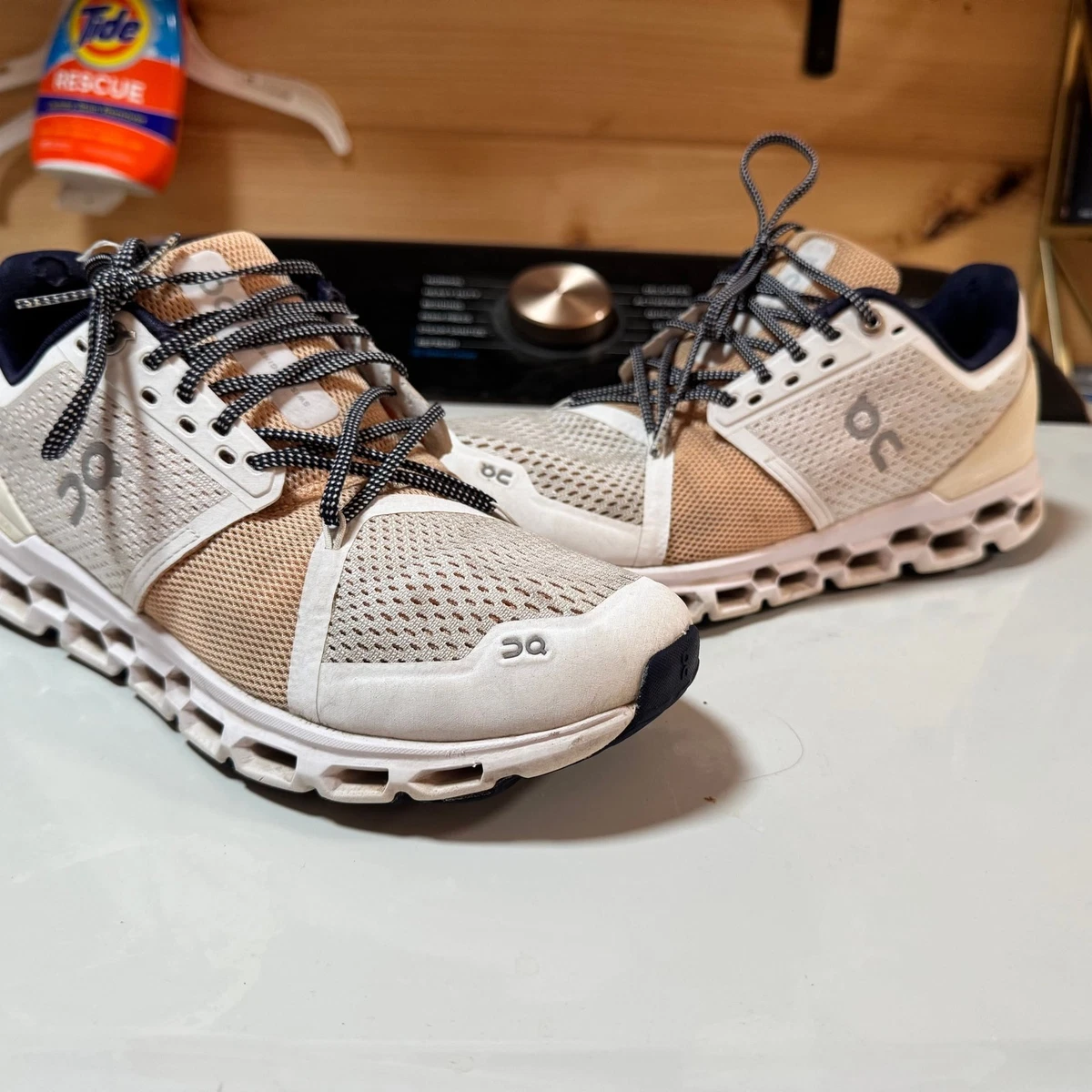 On Cloudstratus White/Almond for sale | eBay