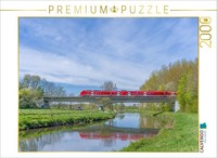 Calvendo Puzzle Railroad Bridge Between Baal And Brachelen | 2000 Pieces, Finish