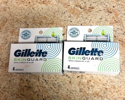 Gillette Skinguard For Sensitive Skin Razor Blade Refills - 8 Cartridges (2x4)