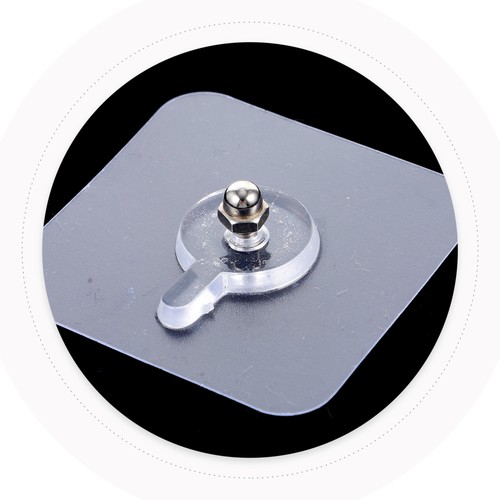 12 PIEZAS Sin Rastro Tornillo Adhesivo Autoadhesivo Perchas para Fotos Lona - Imagen 6 de 12