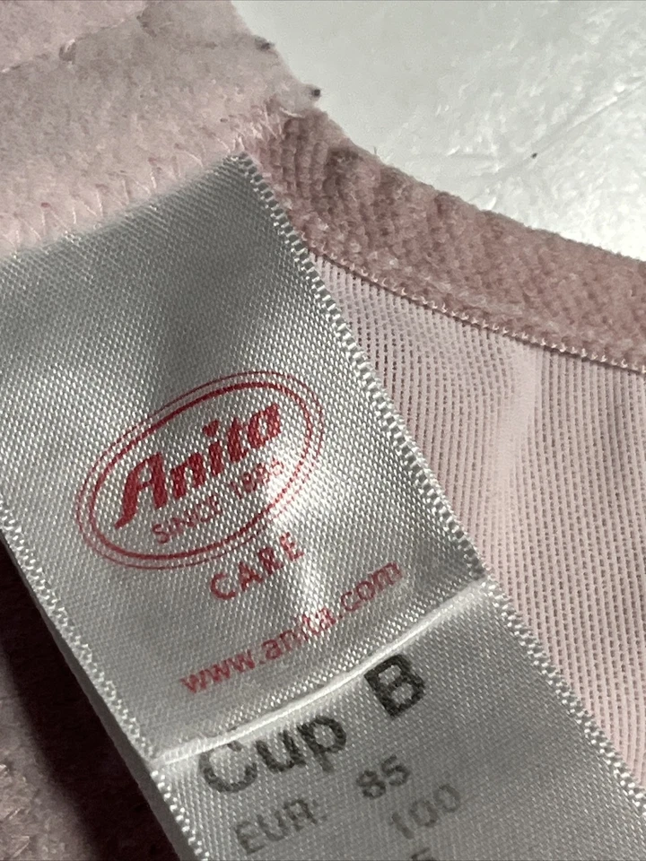 Anita Care Bra Women 38B Pale Pink Tonya Flair Post Mastectomy 4706X Wireless - Image 4 of 4