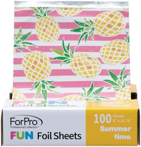 Foil Sheets, Aluminum Hair Foils, Color Application, Pop-Up Dispenser