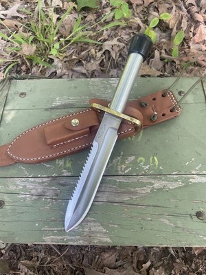 Wall Knives, Model 18 Attack crutch tip Hollow Handle With model C Sheath