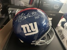 Michael Strahan Signed Full Size New York Giants Helmet Auto COA JSA NFL HOF 14