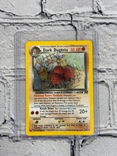 Dark Dugtrio 6/82 Team Rocket Holo rara carta Pokemon illimitata WOTC 2000