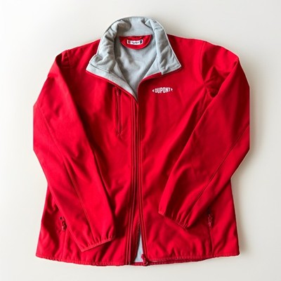 Clique Basic XL DuPont Fleece Lined Jacket Full Zip Red