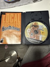 Grand Theft Auto: San Andreas (Sony PlayStation 2, 2005) With Manual