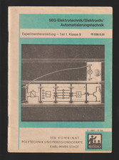 Lehrmittel DDR, SEG Elektrotechnik Elektronik Automatisierung, Experimente Kl. 9