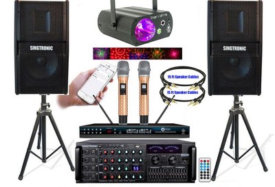 Singtronic Complete Karaoke Machine System 3000W w/ 16 Channel EQ