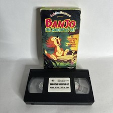 Banjo The Woodpile Cat VHS Don Bluth Family Home Entertainment Cartoon 1979