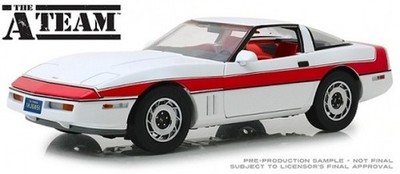 The A-team Chevrolet Corvette 1:18 Greenlight