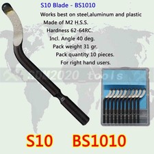 10 Pcs S10 Blade &ndash; BS1010  Burr Removal Blades Cutter Deburring Systems tools
