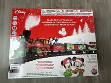 Lionel Disney Mickey Mouse Express Bluetooth Christmas Train Set 37 Pieces