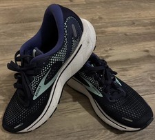 Brooks Women's Ghost 14 Running Shoes Peacoat Yucca Navy Size 7