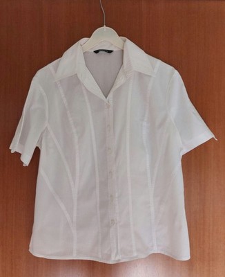 1 Kurzarm-Bluse Damen, BIANCA,  Gr.  44. Keine Versandkosten.