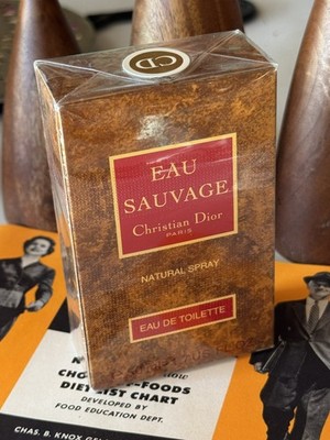Christian Dior Eau Sauvage For Men Eau de Toilette 50mL 1.7FL OZ Sealed Box Rare