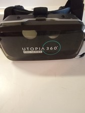 Utopia 360 Pro Series Virtual Reality 3D Headset Only, Black Built-In Headphones