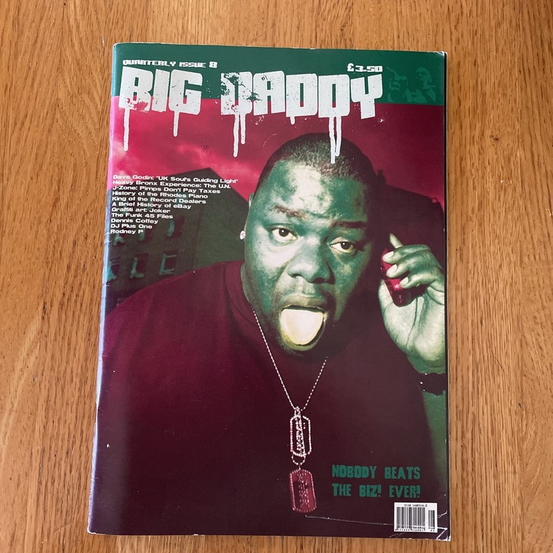 BIG DADDY Issue #8 UK rap magazine funk soul graffiti Biz Markie J-Zone JOKER