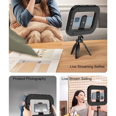 Handheld LED Rings Light Portable Colorful Makeup Light For Vlog Live Strea RGMP