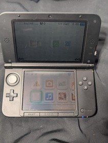 Nintendo 3DS XL Flame Red Handheld Console with Stylus, Charger & Manual