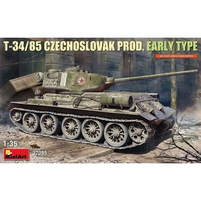 MINIART 37085 MAQUETTE MILITARY T-34/85 PRODUCTION CZECHOSLOVAK EARLY TYPE 1/35