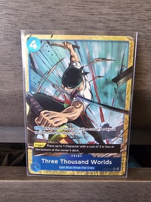 Three Thousand Worlds Alt Art Foil OP03-057 R One Piece TCG Premium Booster ENG