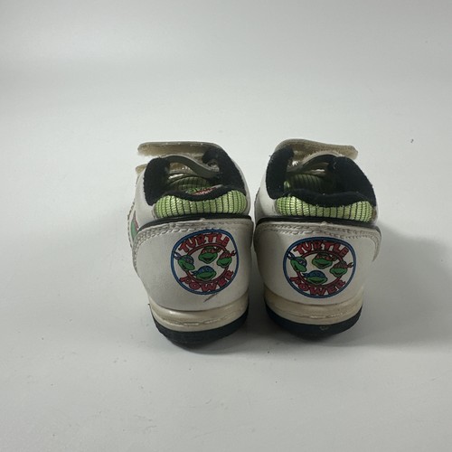 Vtg 1991 RARE Mirage Studios Teenage Mutant Ninja Turtles Baby/Toddler Shoes 2 - Picture 2 of 11