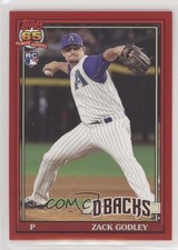 2016 Topps Archives 1991 Design Red Border 32/50 Zack Godley #247 0y3