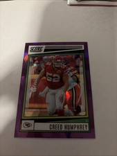 2022 Score - Creed Humphrey #114 Purple Cubic /299 KC Chiefs