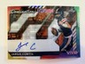JARED CURTIS 2025 Leaf  Vivid Football Domination 2030 Orange Lava AUTO #/4 Nice